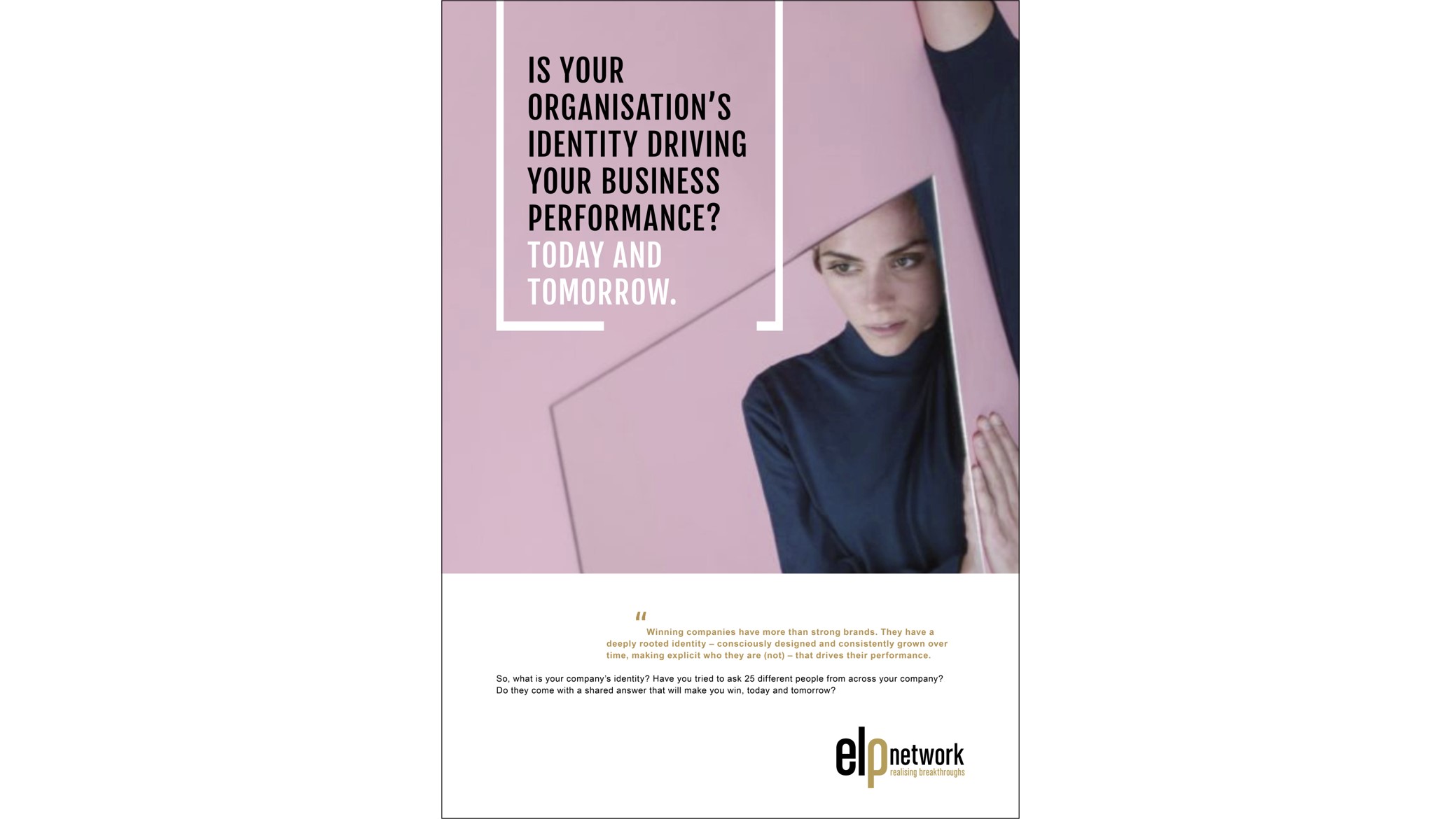 Is your organisation's identity driving your business performance