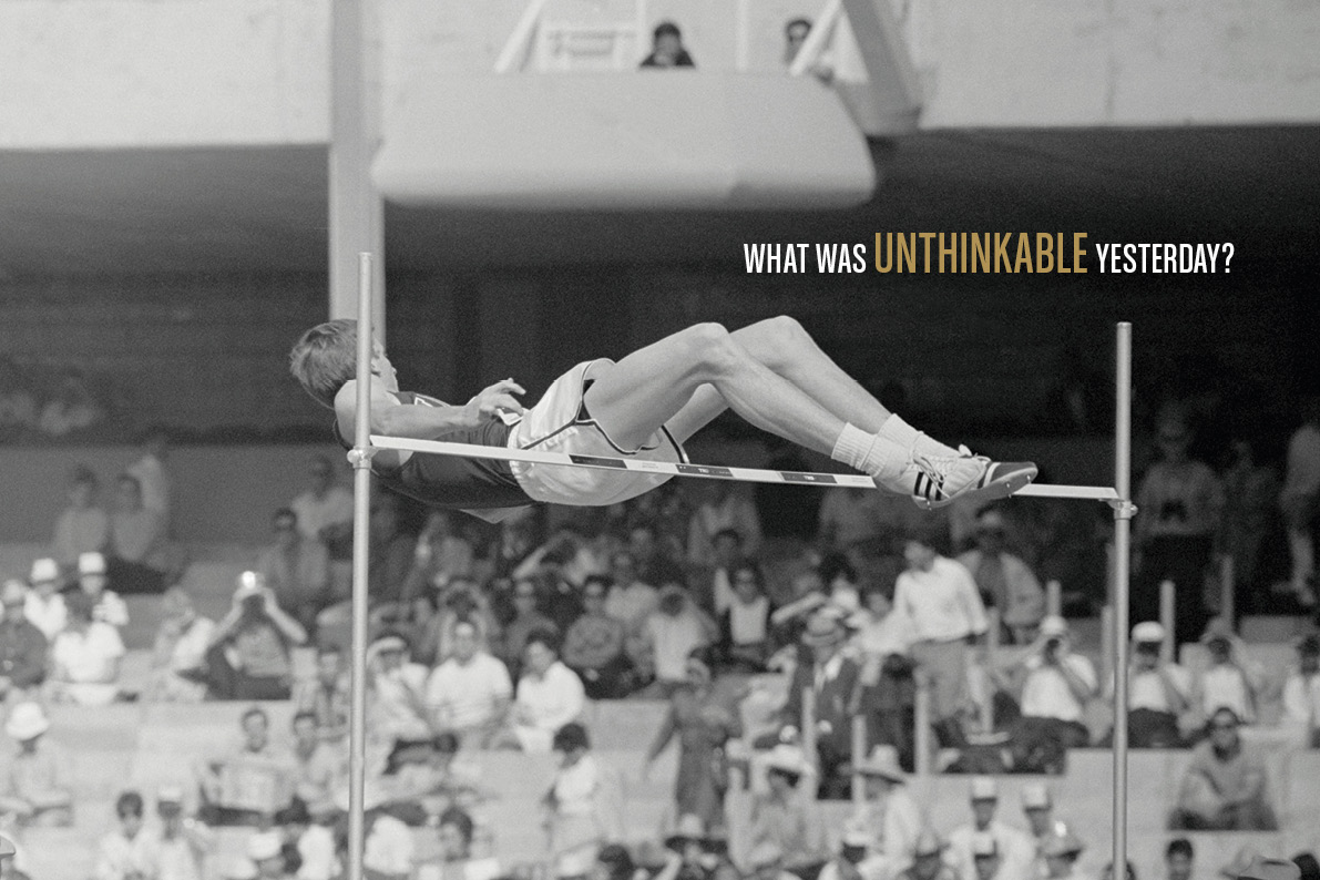 What was unthinkable yesterday?